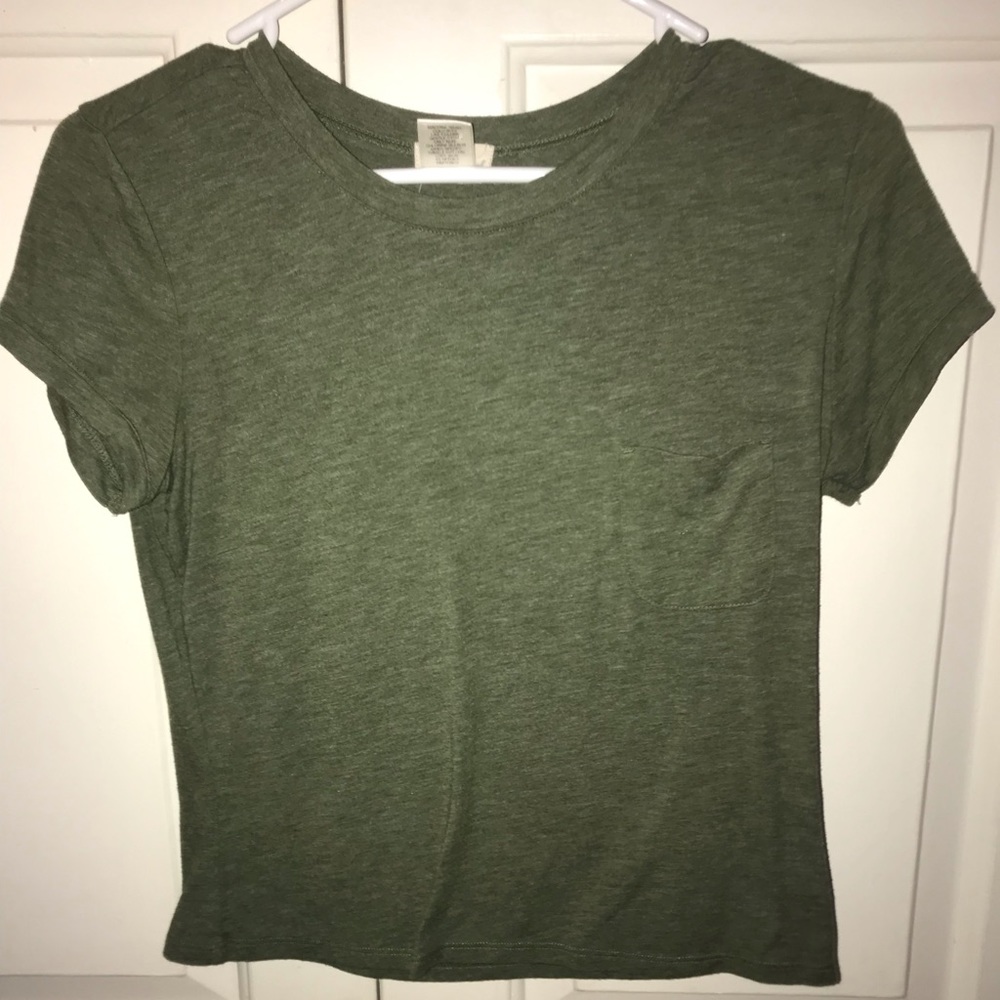Army Green Pocket Tee